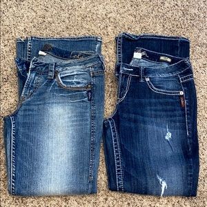 EUC Silver Jeans LOLA 30/31 (2 pairs)